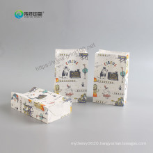 White Kraft Paper Gift Bag for Food Packaging